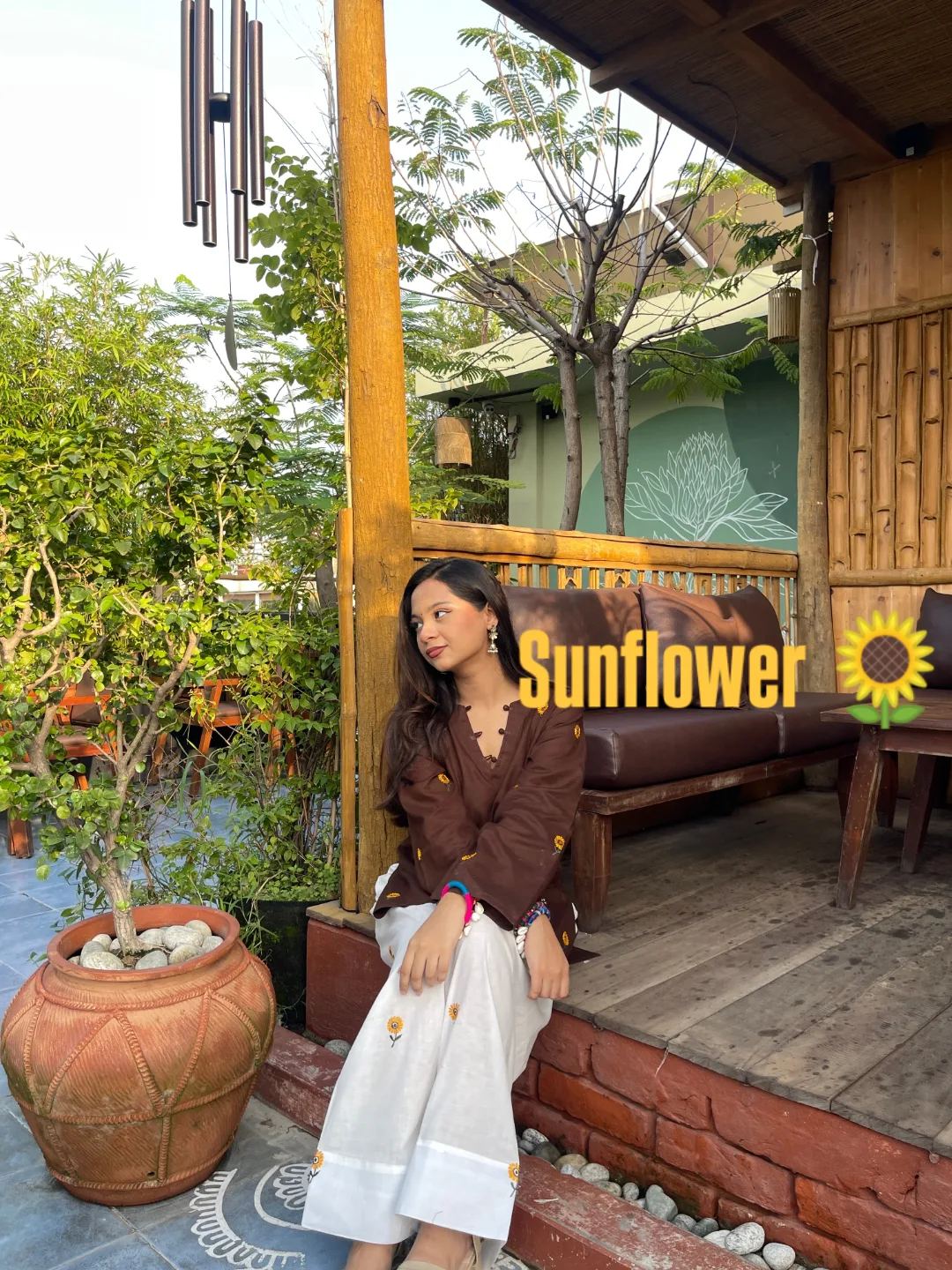 Sunflower Kurti Set