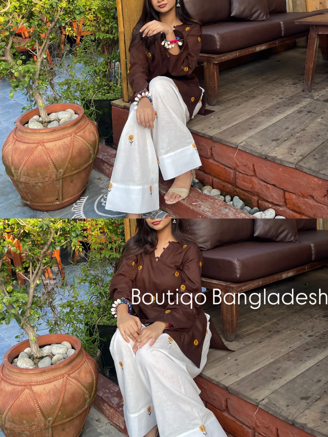 Sunflower Kurti Set