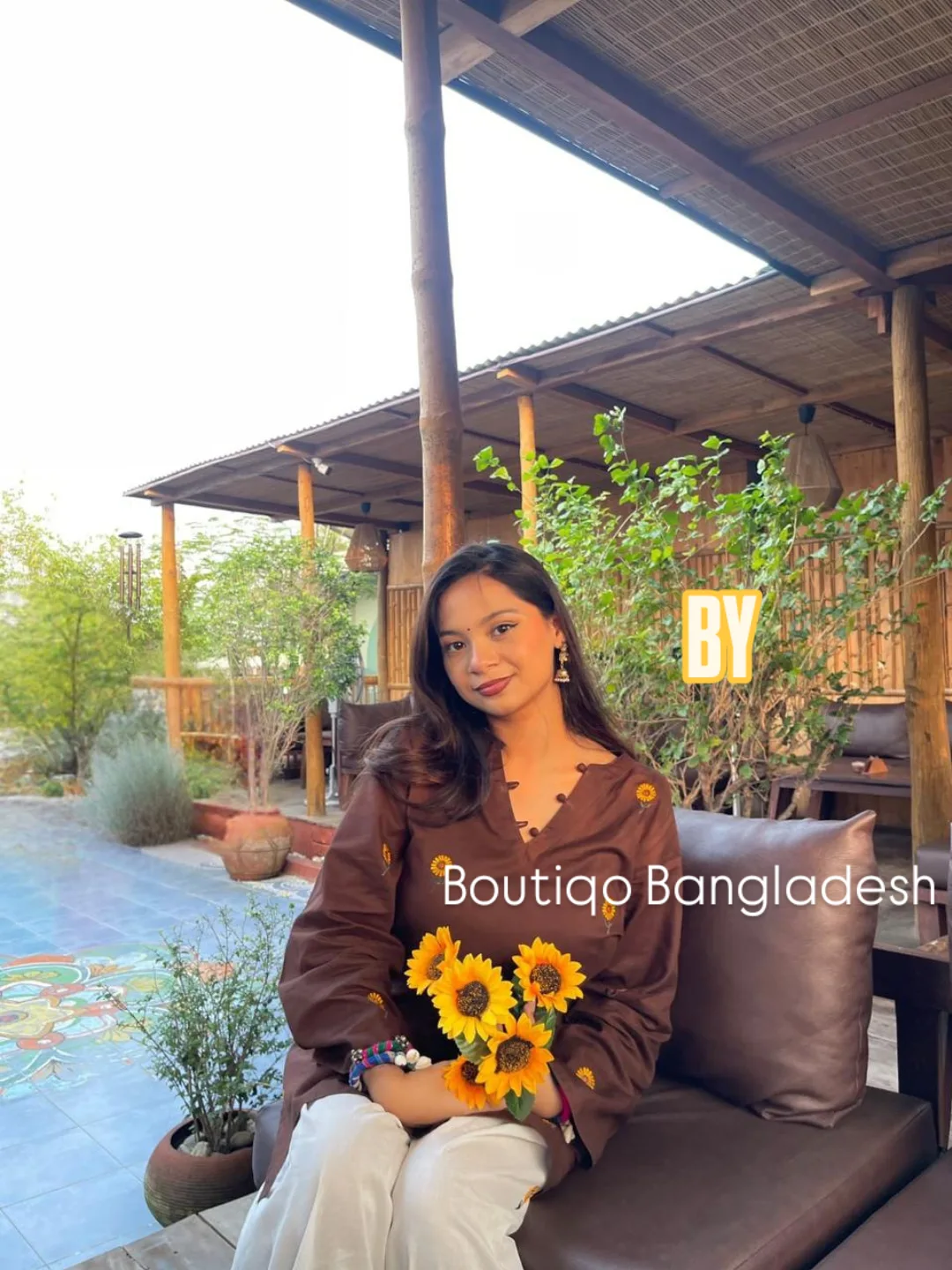Sunflower Kurti Set