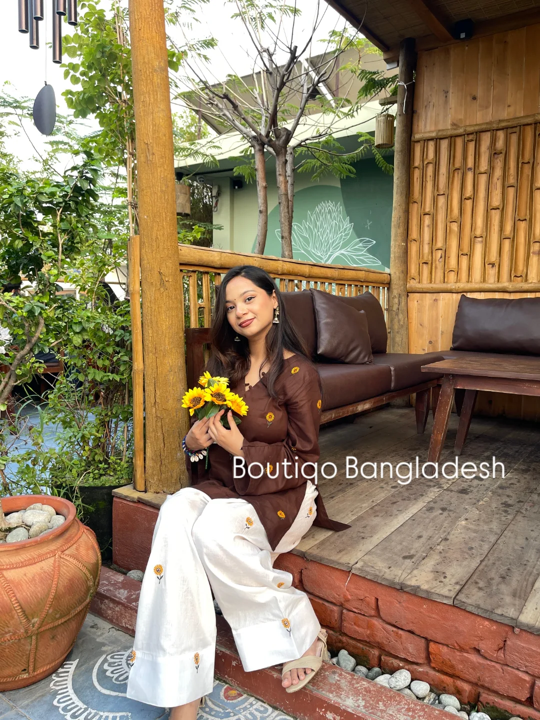 Sunflower Kurti Set