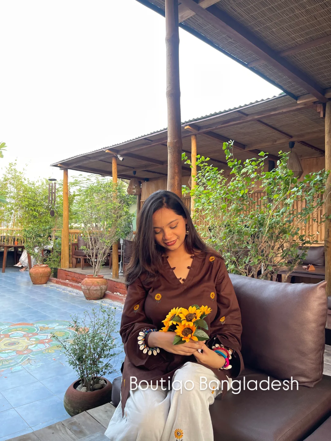 Sunflower Kurti Set
